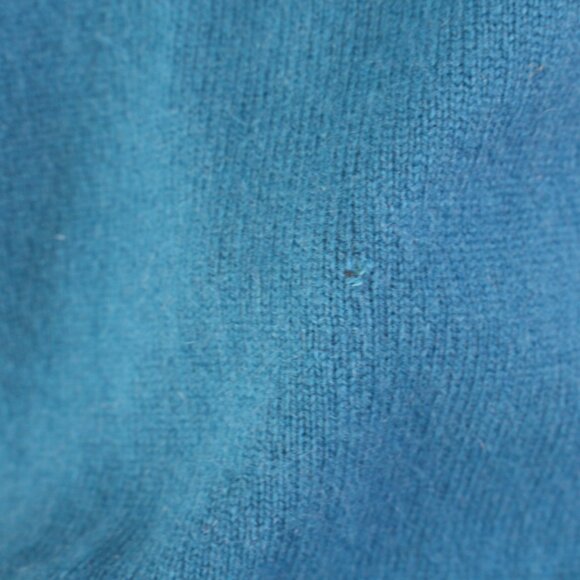 Neiman Marcus Cashmere Rolled‎ Dolman Sweater Teal Size L - Picture 5 of 8
